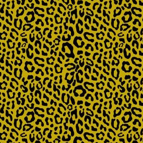 mustard yellow leopard small size