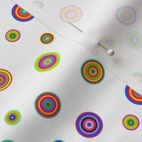 Multicolor Bull's Eye Circles