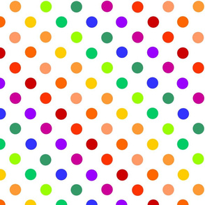 Rainbow Polka Dots