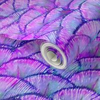 peacocks have fab pads ~ punky pink and purple ~ reverse