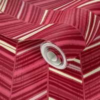 Herringbone Hues Cranberry Pink by Friztin