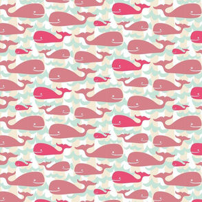 Pink whales