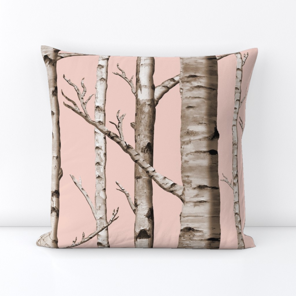 Birch Grove in Blush