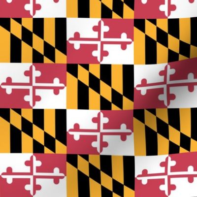 Small Maryland Flags - true color