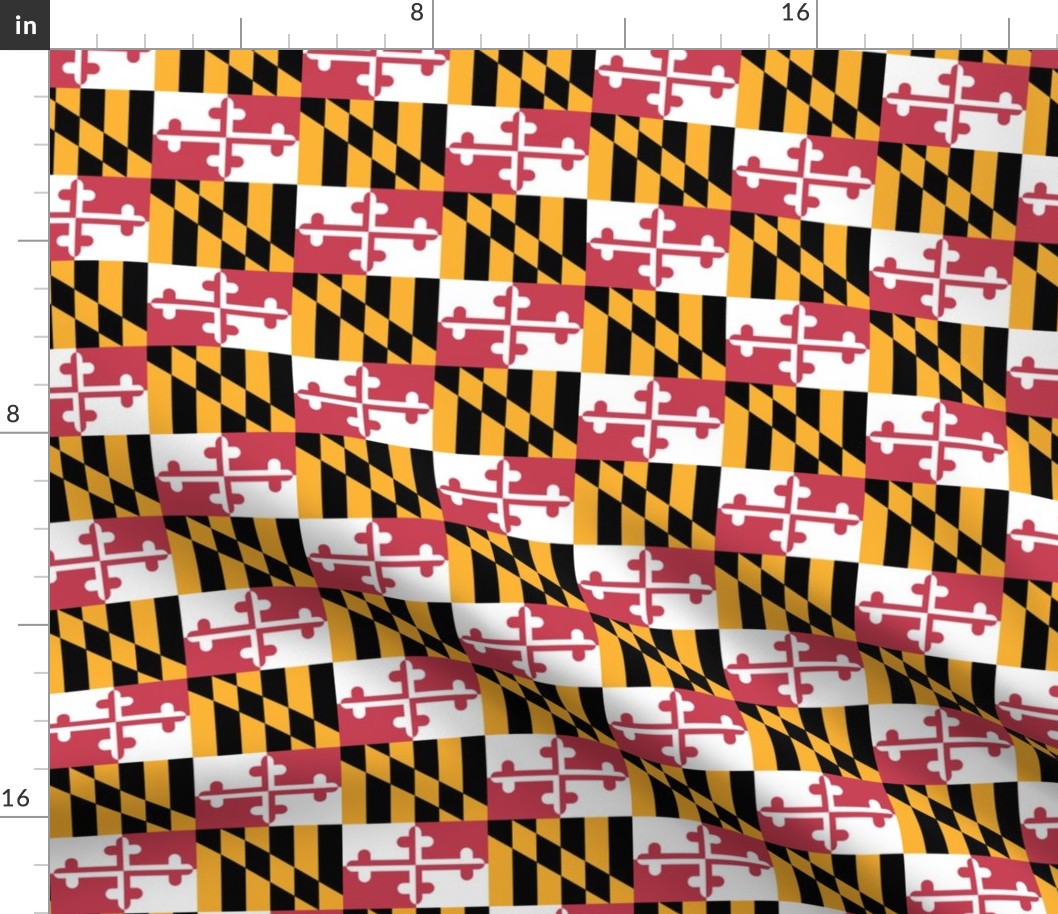 Small Maryland Flags - true color