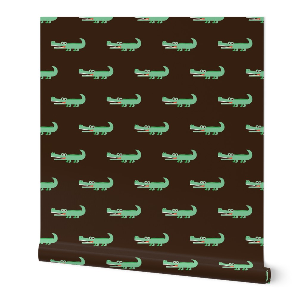 Awesome crocodile boys fabric