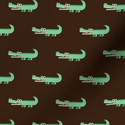 Awesome crocodile boys fabric