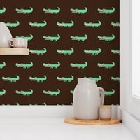 Awesome crocodile boys fabric