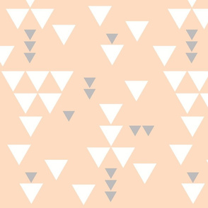 blush gray triangle fall