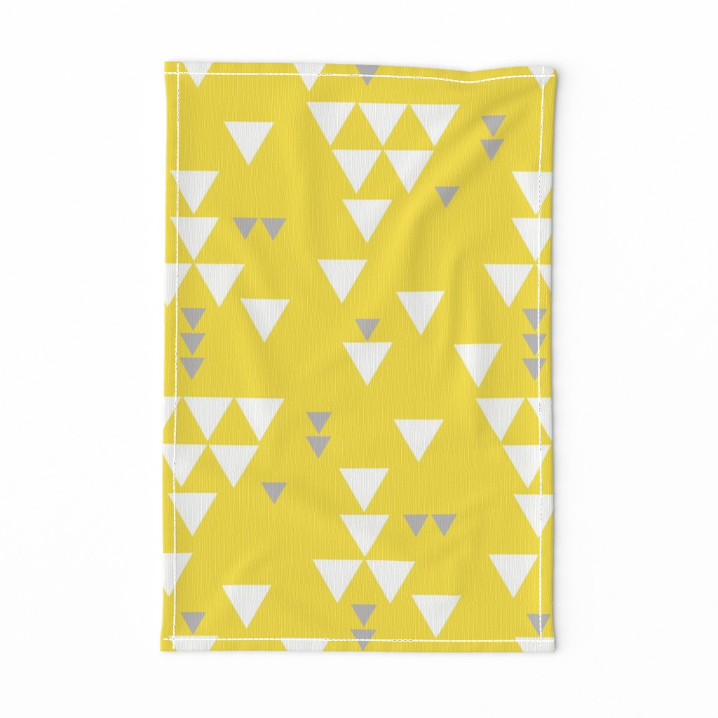 yellow gray triangle fall