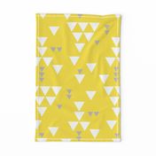 yellow gray triangle fall