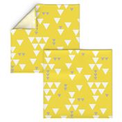 yellow gray triangle fall
