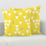 yellow gray triangle fall