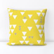 yellow gray triangle fall