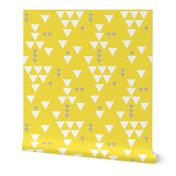 yellow gray triangle fall