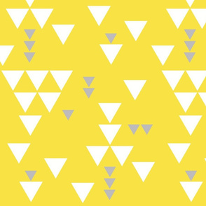yellow gray triangle fall