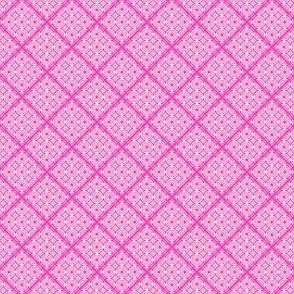 Lattice Lace in hot pink