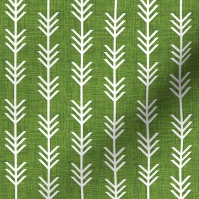 moss linen arrow stripes 