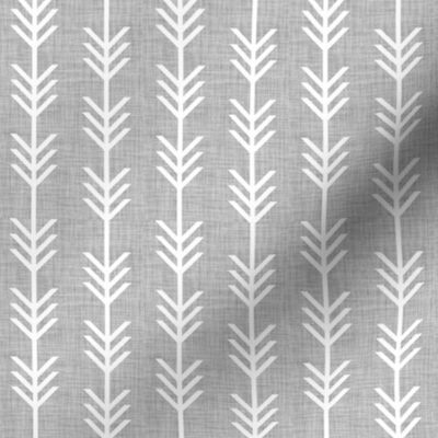 gray linen arrow stripes 