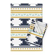 navy aztec stripe