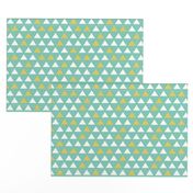 Aqua triangles