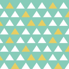 Aqua triangles