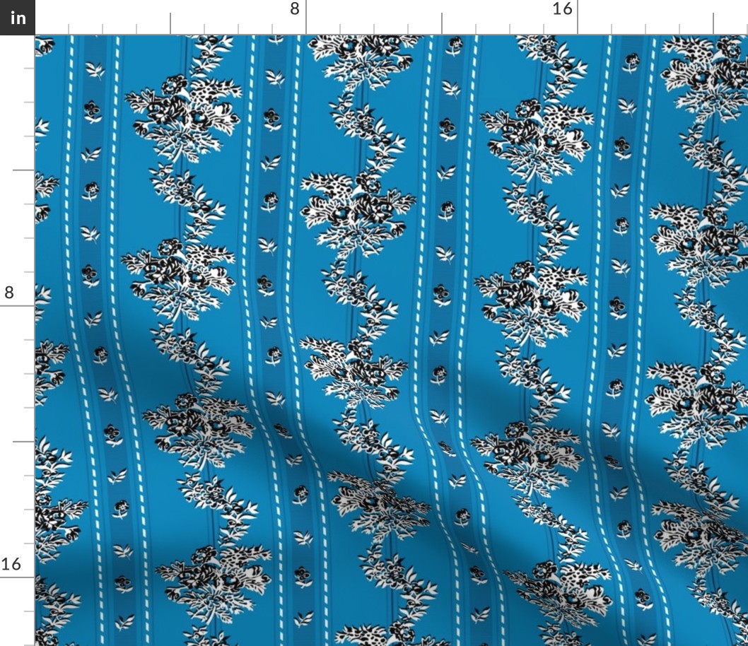 Phantom of the Opera Wishing dress fabric turquoise