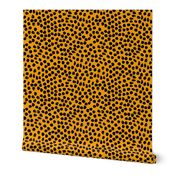 dot // dots fabric yellow fabric golden yellow fabric andrea lauren design