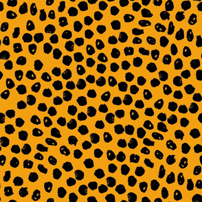 dot // dots fabric yellow fabric golden yellow fabric andrea lauren design