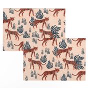 safari tiger // blush coral tiger girls room nursery decor little girls fabric