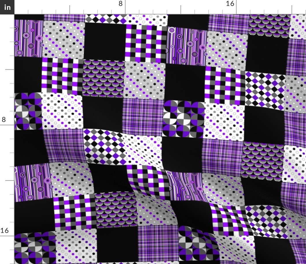 Ace Aware - Cheater Quilt - 2x2in