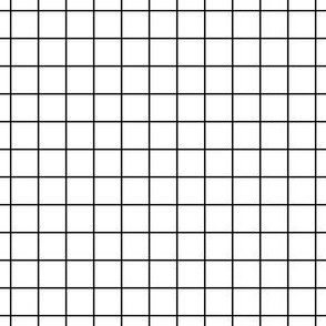 Black On White Medium Grid