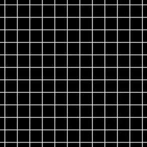 White On Black Medium Grid