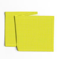 Black On Yellow Medium Grid