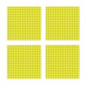 Black On Yellow Medium Grid