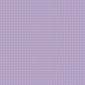 Mint On Violet Small Grid