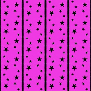  Stars and Stripes Hot Pink and Black