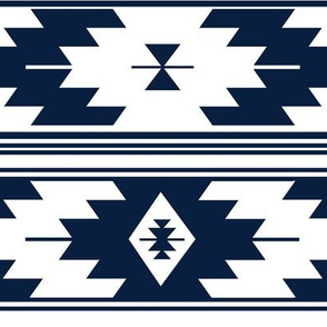 solid navy kilim