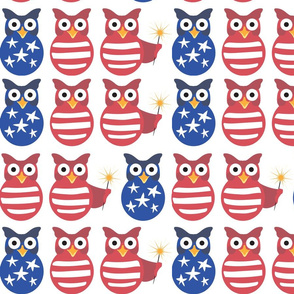 Patriotic Owls