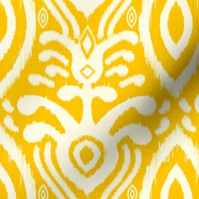 Ikat Rhythm in Goldenrod 