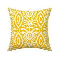 Ikat Rhythm in Goldenrod 