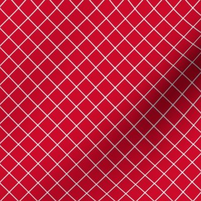 Gridlines Quilt Me! Red