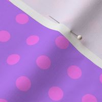 Magenta Easter Dot on Purple