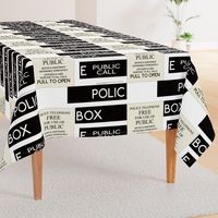 Police Box Quilt Pattern FQ Companion