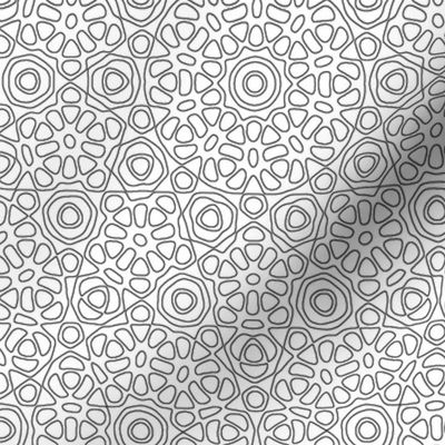 quasicrystal flower coloring page