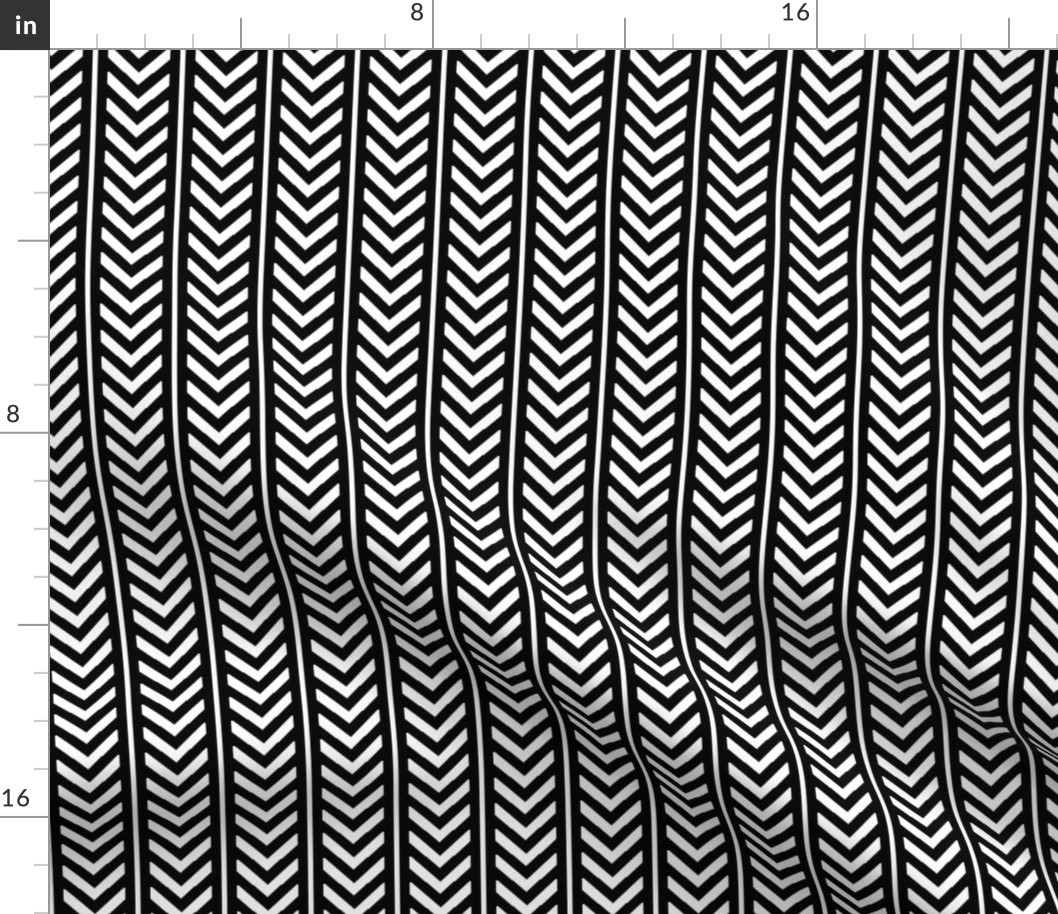 Chevron in black & white