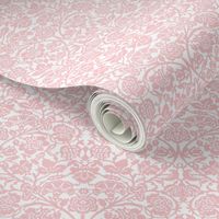 Kensington Damask ~ White and Dauphine