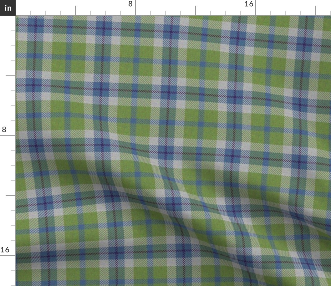 Blue and Green plaid