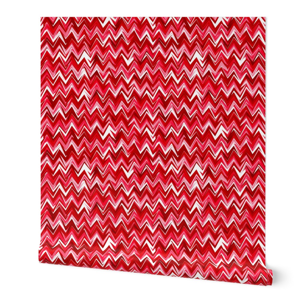 ruby red chevron