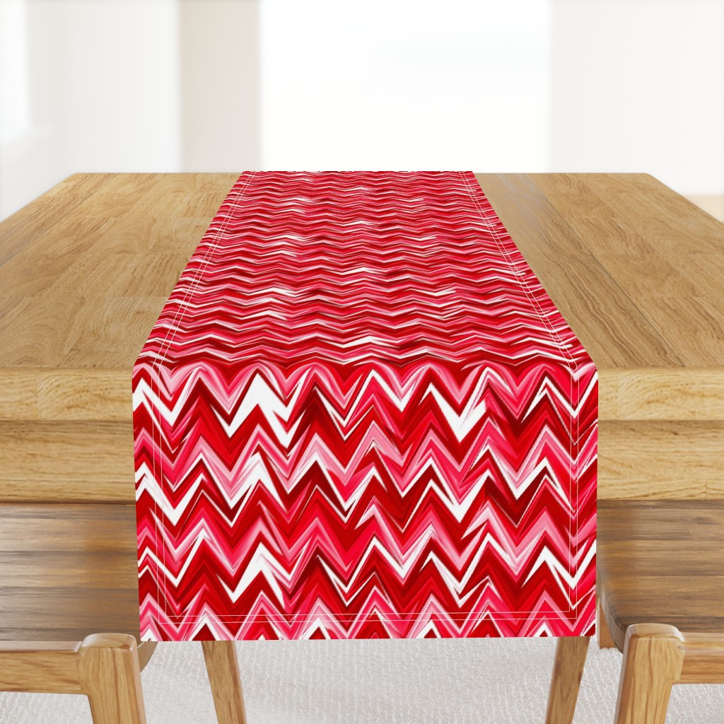 ruby red chevron